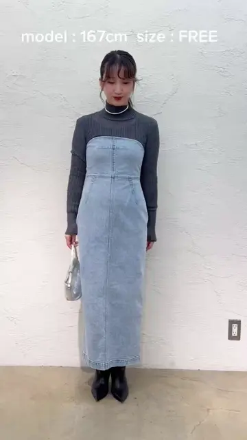 DENIMベアトップワンピース | Whim Gazette(ウィム ガゼット