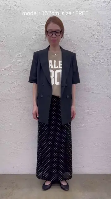 超美品☆【Whim Gazette】リネンストレッチハーフスリーブジャケット Whim Gazette（ウィムガゼット）の「リネンストレッチハーフ