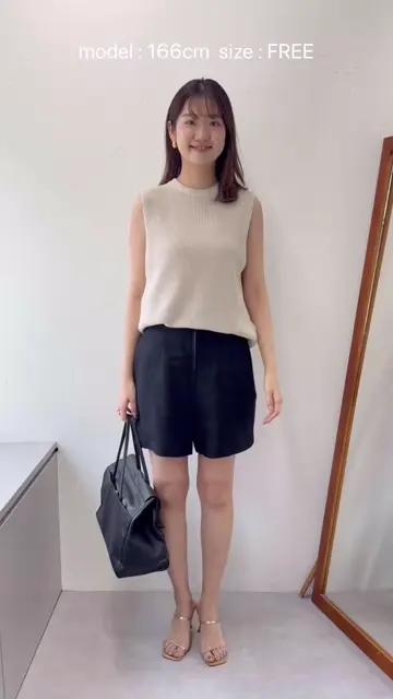 j*b様 リネンハイウェストショートパンツ　ウィムガゼット　新品未使用　フリーサ セール】リネンハイウエストショートパンツ（その他パンツ