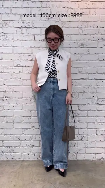 Whim Gazette ウィムガゼット ダブルクロスジレ ダブルクロスジレ | Whim Gazette(ウィム ガゼット)レディース | PAL