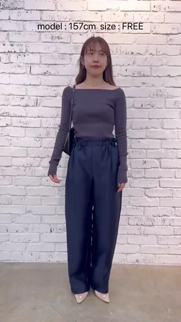THE PAUSE】オフショルニットプルオーバー | Whim Gazette