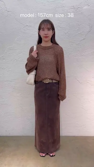 デニムフロッキースリットスカート | Whim Gazette(ウィム ガゼット