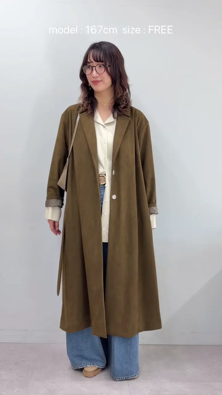 スエードライクコート | Whim Gazette(ウィム ガゼット)レディース