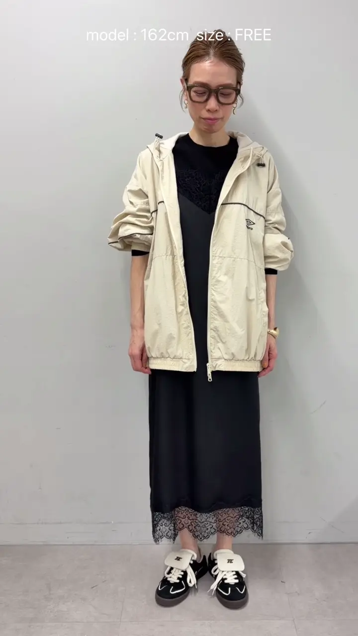 Whim Gazette フーディーブルゾン ベージュ Whim Gazette（ウィム ガゼット） ブルゾン アウター フーディー