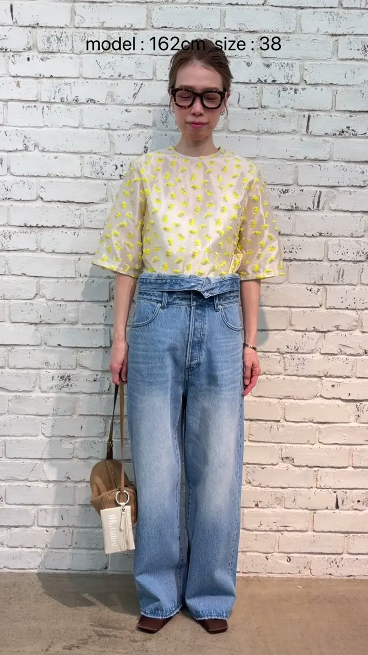 ハイウエストデニムパンツ | Whim Gazette(ウィム ガゼット)レディース
