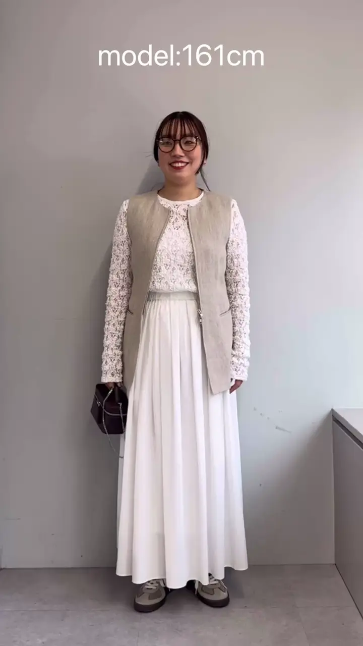 Drawing Numbers】ヘビーリネンクルーネックジレ | Whim Gazette