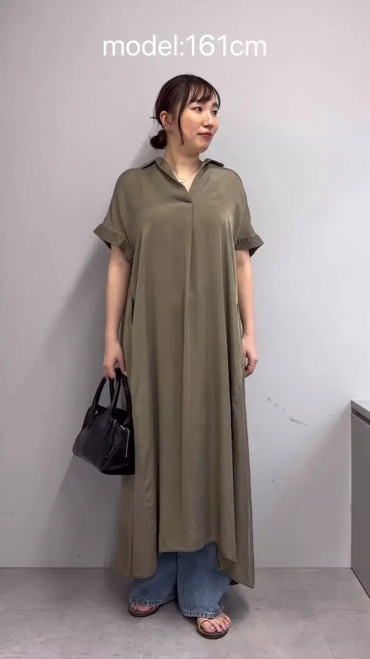Drawing Numbers】ピグメントキュプラシャツワンピース | Whim Gazette