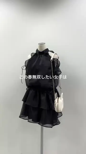 Black collection】新色追加／アメスリミニワンピース | one
