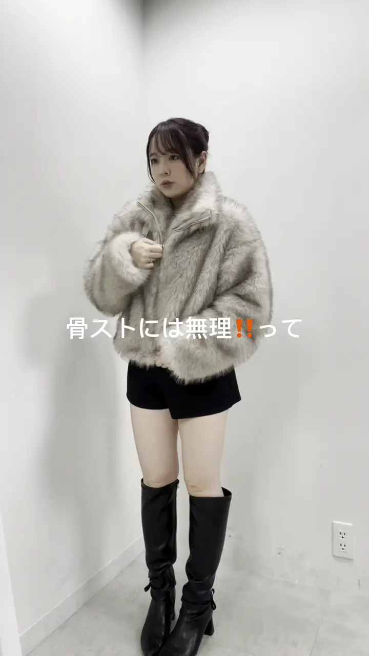 フェイクファーショートブルゾン | one after another NICE CLAUP(ワン