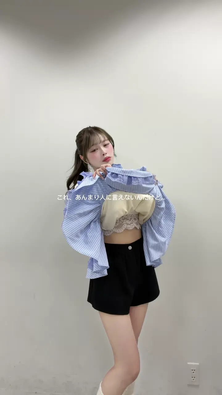 ニットドッキングチュニックシャツワンピ | one after another NICE