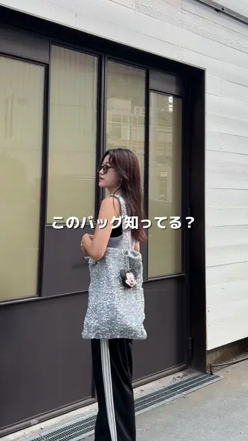 A4サイズ対応】カラビナ付きスパンコールトートバッグ | CIAOPANIC