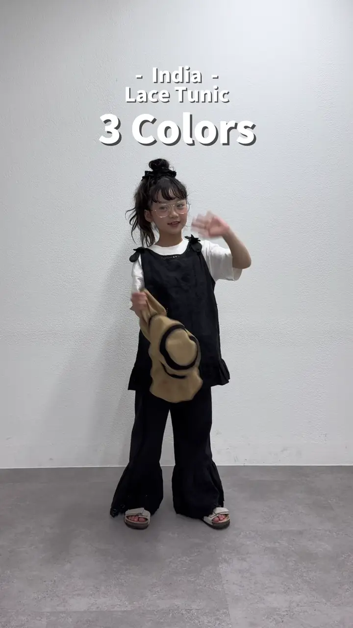 KIDS】【India】パッチワークレースチュニック | CIAOPANIC TYPY