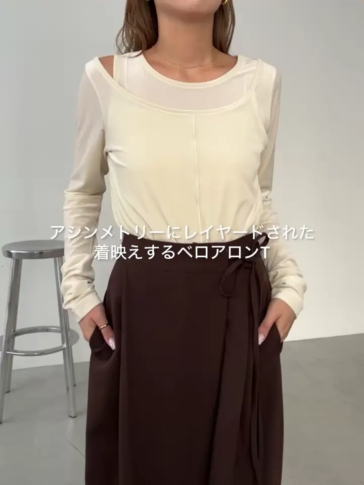 レイヤードベロアTシャツ | CAPRICIEUX LE'MAGE(カプリシュレマージュ