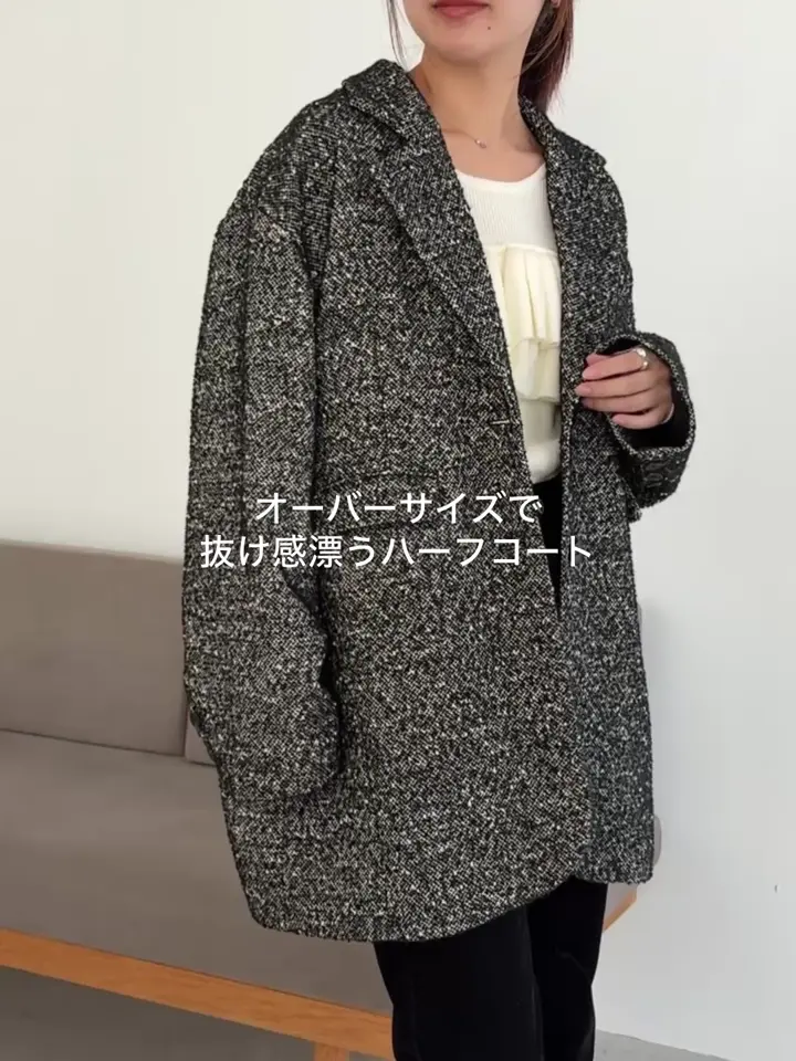 ツイードテーラーハーフコート | CAPRICIEUX LE'MAGE(カプリシュレ