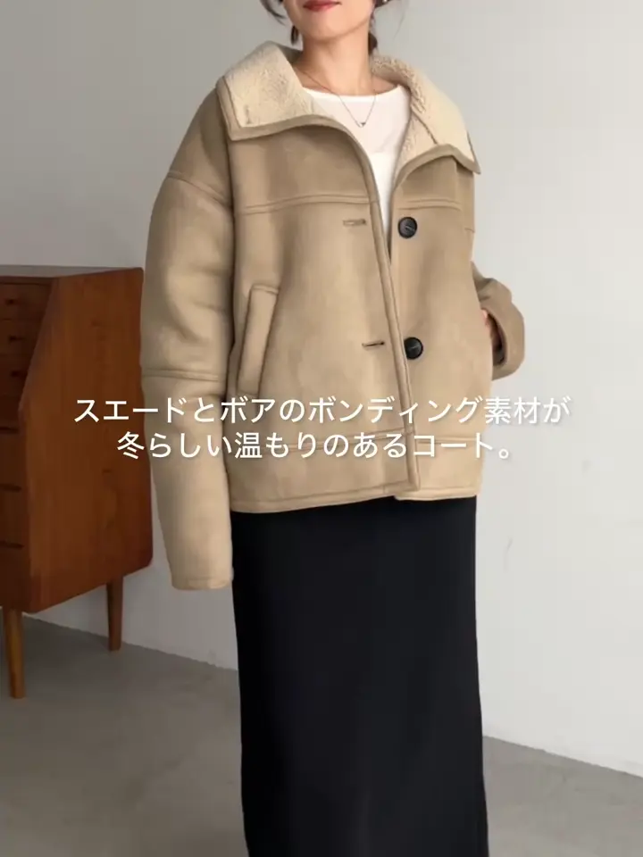 スエードボアミドルコート | CAPRICIEUX LE'MAGE(カプリシュレマージュ