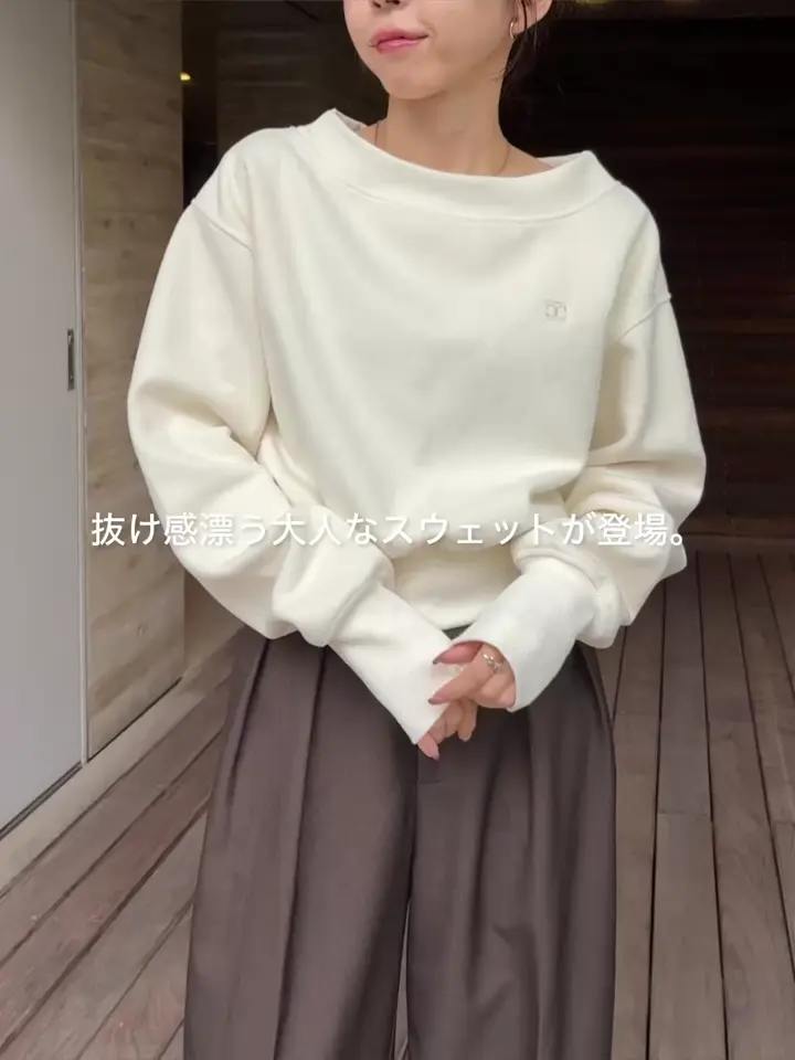 1ポイントボンディングスウェット | CAPRICIEUX LE'MAGE(カプリシュレ