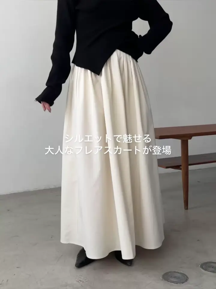 低身長サイズあり】タックフレアスカート | CAPRICIEUX LE'MAGE(カプリ