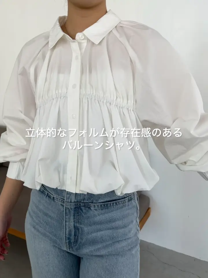 バルーンクロップシャツ | CAPRICIEUX LE'MAGE(カプリシュレマージュ