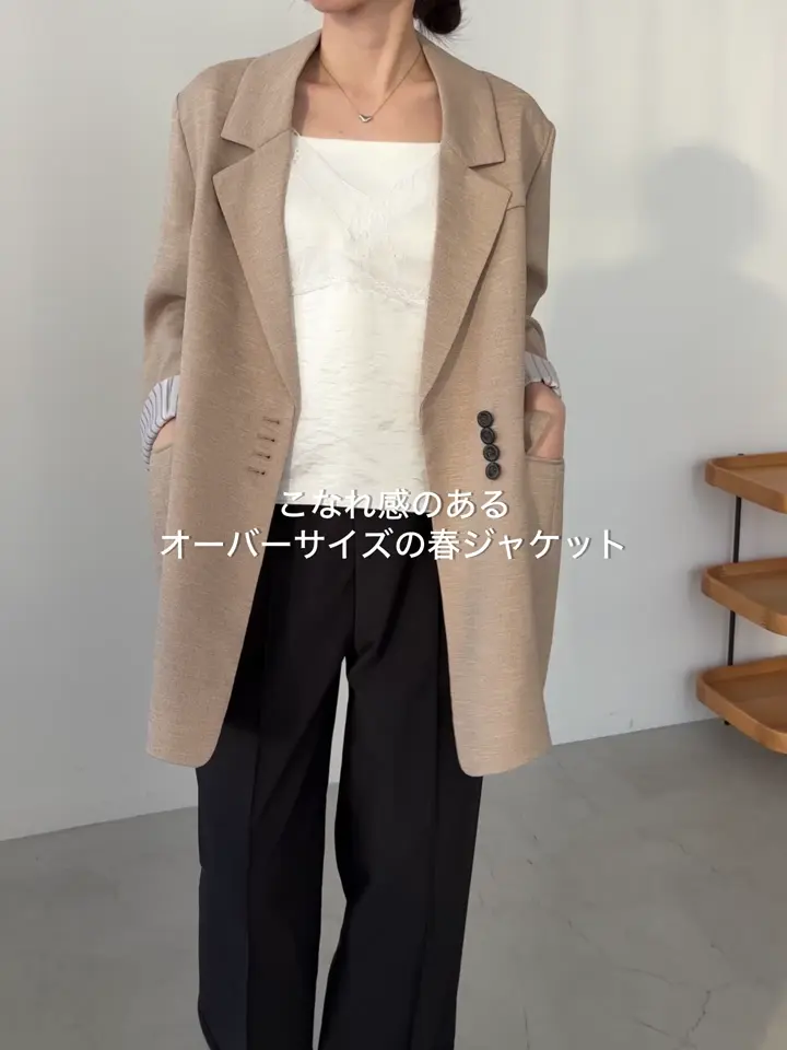 サイズ展開あり】〈C.L〉リネンタッチテーラードジャケット
