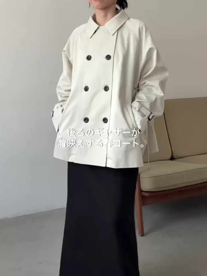 サイズ展開あり】バックギャザーコート | CAPRICIEUX LE'MAGE(カプリ
