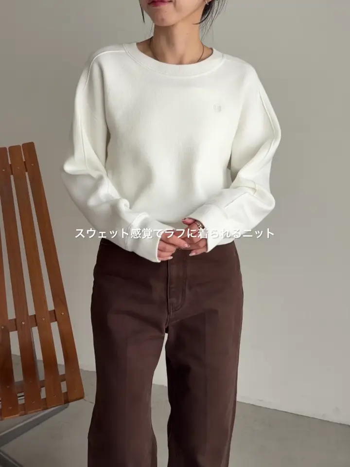 1ポイントスウェットライクニット | CAPRICIEUX LE'MAGE(カプリシュレ