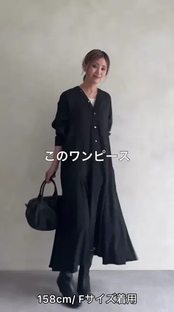 BEARDSLEY シャツワンピース ホワイト ドロップショルダー BEARDSLEY（ビアズリー）の「後ろプリーツシャツワンピース
