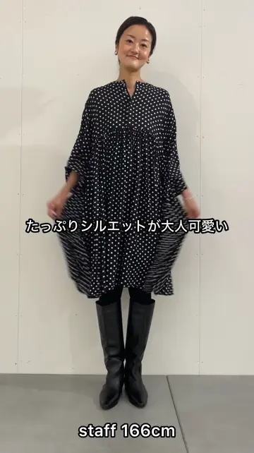 美品✨BEARDSLEY ビアズリー　ドットギャザーチュニック BEARDSLEY（ビアズリー）の「《ビアズリー》ドットギャザー