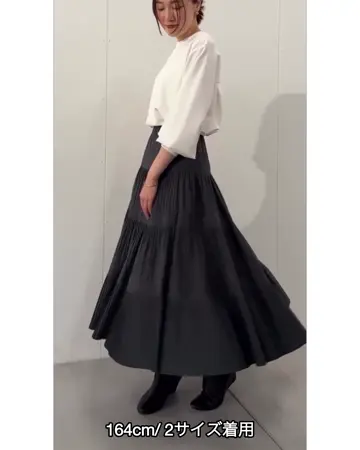 ★専用【新品未使用】BEARDSLEY ビアズリー プリーツフレアスカート セール】リネンフレアースカート（スカート）｜BEARDSLEY