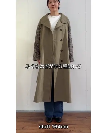 15 quinze》袖立体刺繍コート | BEARDSLEY(ビアズリー)レディース