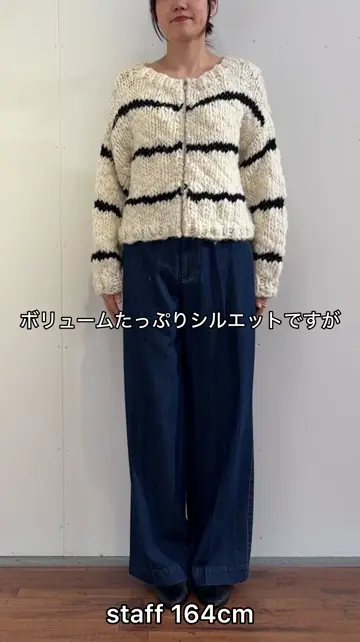 15 quinze》ロービングボーダー前後ニット | BEARDSLEY(ビアズリー