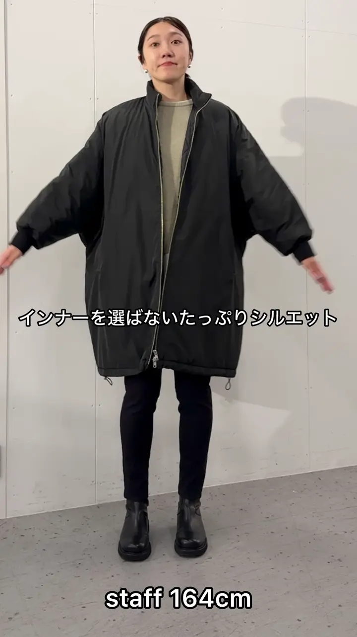 BEARDSLEY 中綿BIGポンチョコート 中綿BIGポンチョコート | BEARDSLEY(ビアズリー)レディース