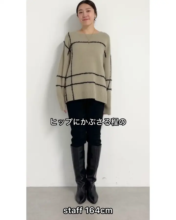 ビッグチェックヤクニット | BEARDSLEY(ビアズリー)レディース | PAL