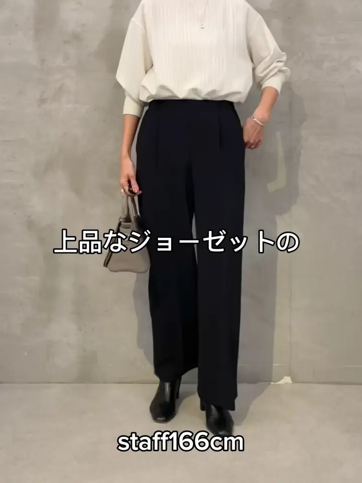 ダブルジョーゼットパンツ | BEARDSLEY(ビアズリー)レディース | PAL