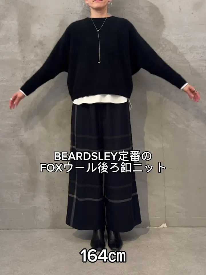 FOXウール後ろ釦ニット | BEARDSLEY(ビアズリー)レディース | PAL