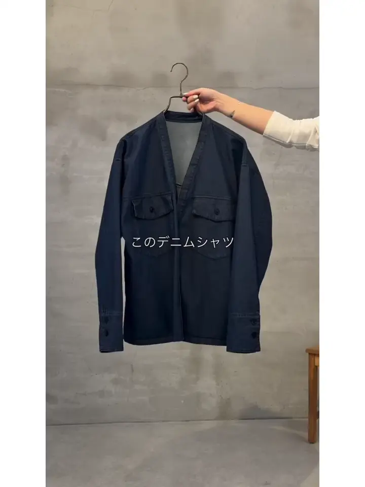 Vネックデニムシャツ | BEARDSLEY(ビアズリー)レディース | PAL CLOSET