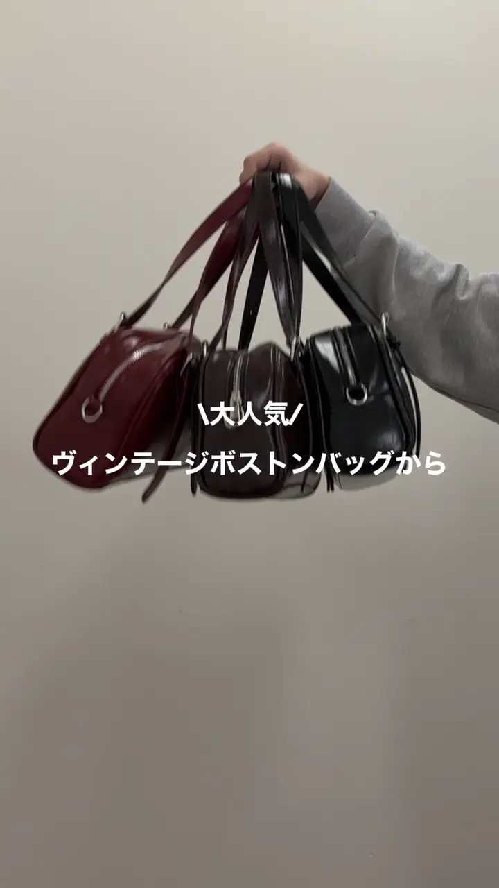 動画あり】ヴィンテージ合皮ミニボストンバッグ | COLONY 2139