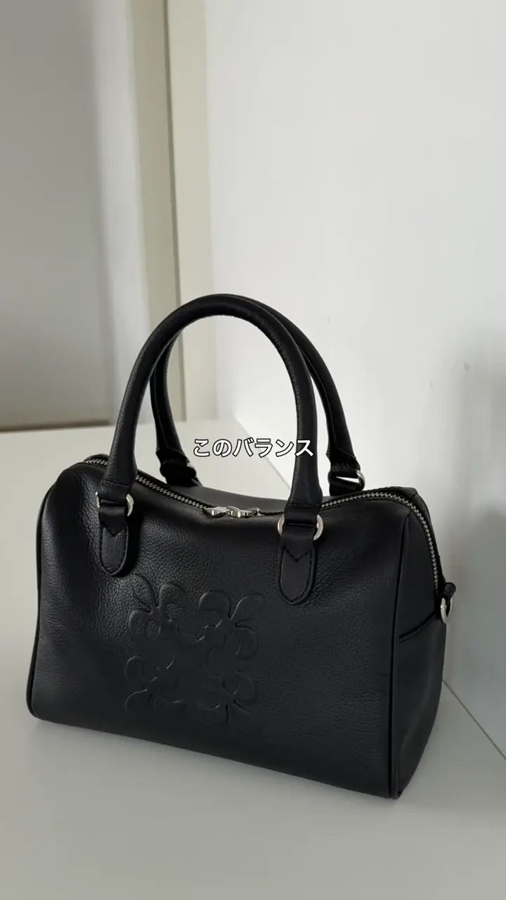 ✨新品✨ラシット　composition 2way　ミニボストンバッグ　ブラック composition》2WAYレザーミニボストンバッグ（CE-1367） | ラシット