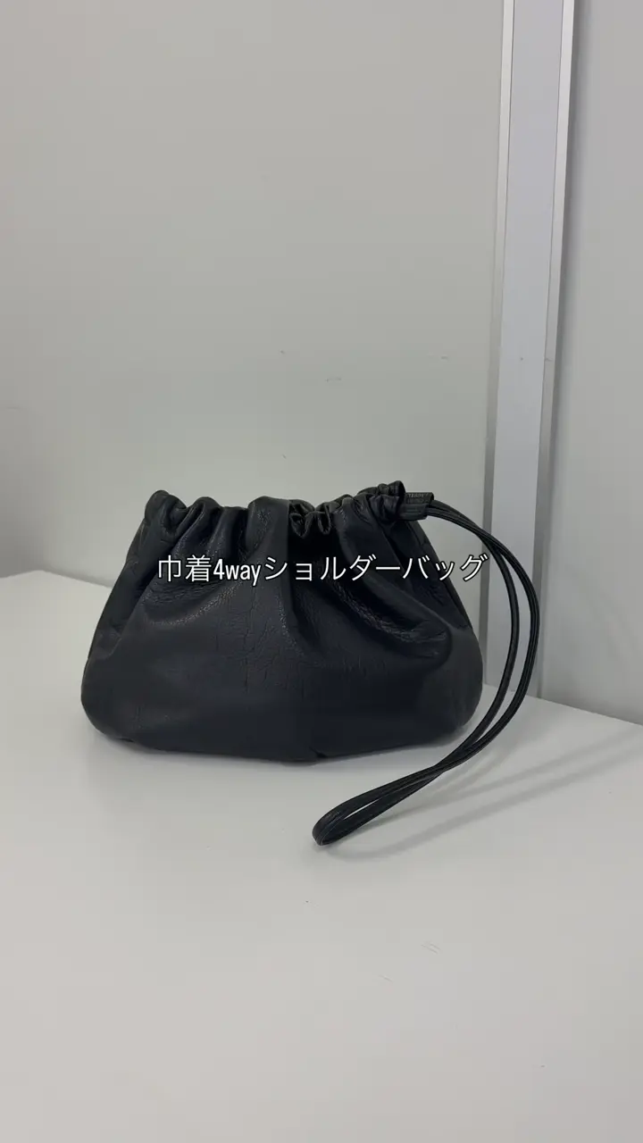 レザー巾着4WAYショルダーバッグ | russet(ラシット)レディース | PAL