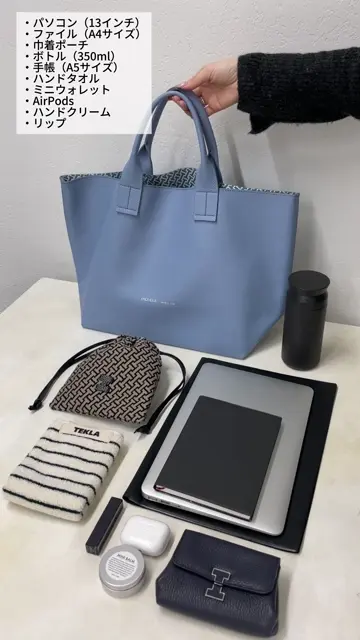 IACUCCI オペラ トートバッグ ライトブルー - メルカリ