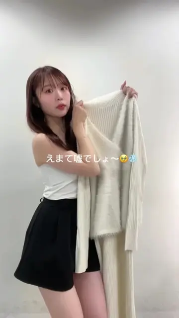 SNSで人気】フェザーペプラムベスト+リブタイトワンピースSET