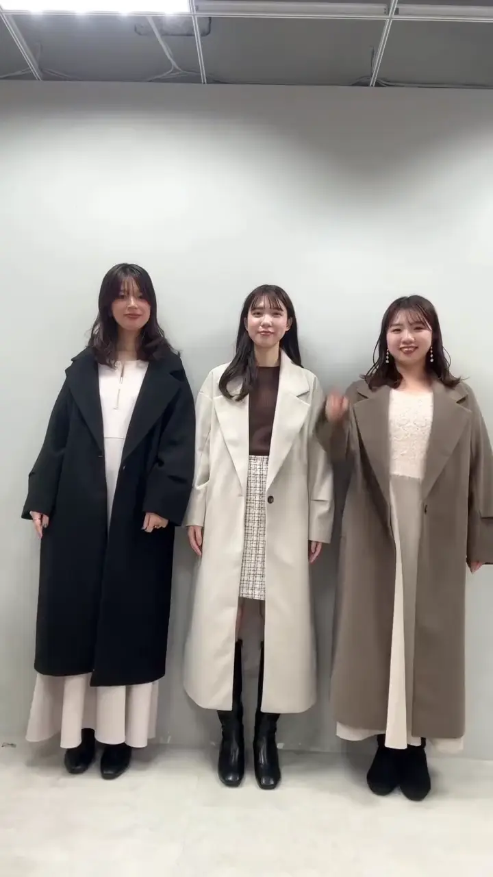 ニットモッサ袖タックチェスターコート | natural couture(ナチュラル