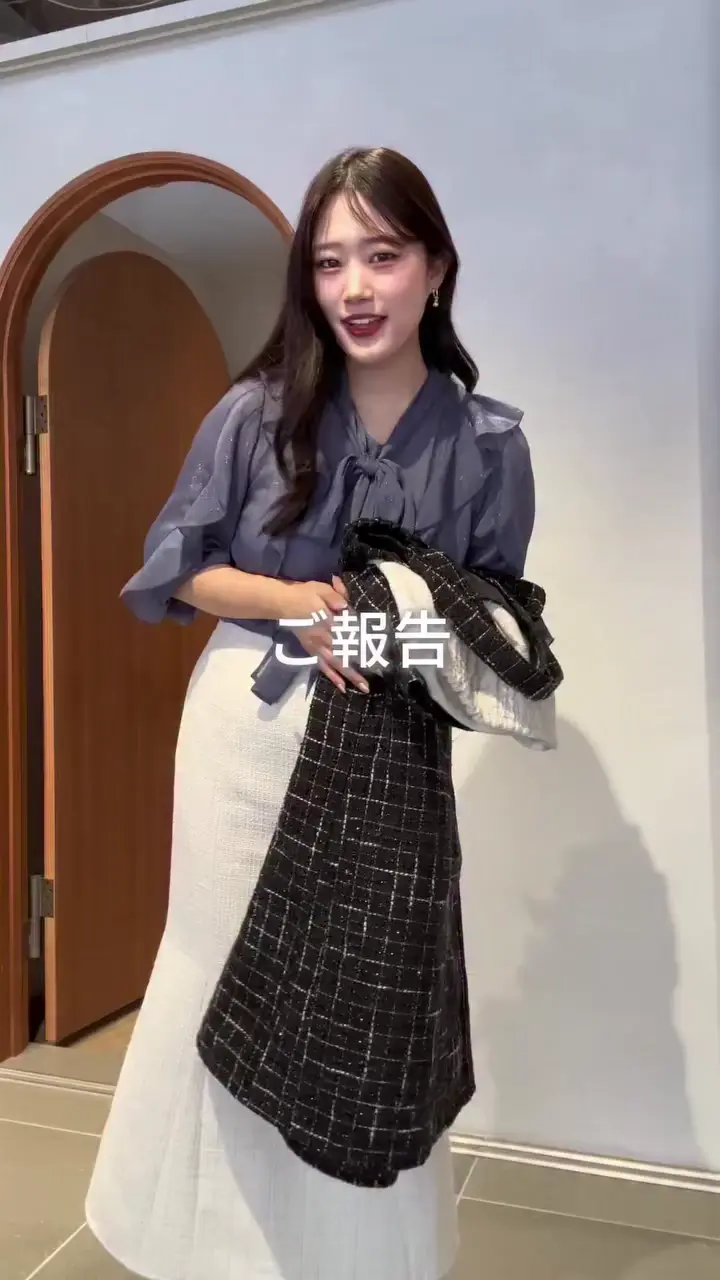 airi〉ツイードビスチェ | natural couture(ナチュラルクチュール