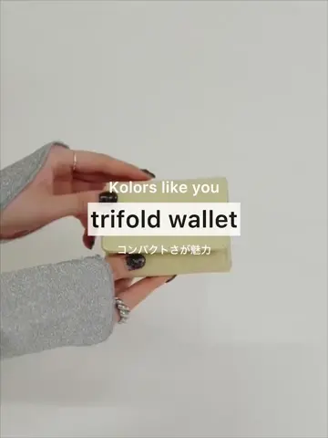 Kolors like you】trifold wallet | Kastane(カスタネ)レディース