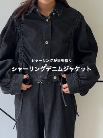 Kastane シャーリングデニムジャケット セットアップ対応】シャーリングデニムジャケット | Kastane