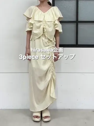 hirasawa企画/低身長サイズ/2サイズ展開】3piece セットアップ