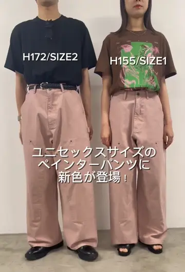 Kastane★ダブルニーペインターショーツ WHIMSIC/2サイズ展開/新色追加】ダブルニーペインターパンツ