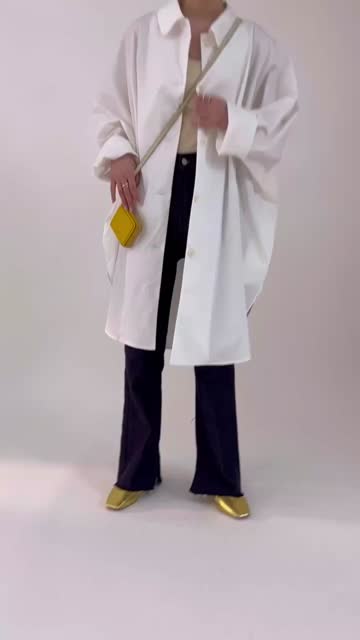 STONE  コットンナイロン　オーバーシャツ　XLサイズ otonamystic] コットンナイロンオーバーシャツ | mystic