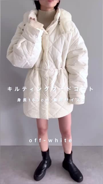 サイズ展開あり】キルティングフードコート | mystic 