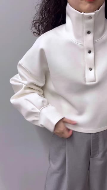 ポンチハーフスナッププルオーバー | mystic(ミスティック)レディース  