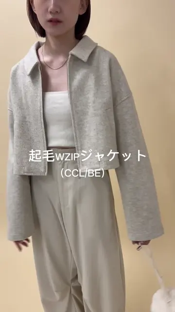 mline]起毛WZIPトップス | mystic(ミスティック)レディース | PAL 【mystic】［mline］起毛 WZIPトップス